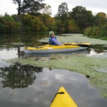 Leah Kayaking the Creek